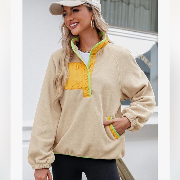 Anthropologie Sweaters - Anthropologie Dokotoo Oversized Fuzzy Fleece sweater Jacket